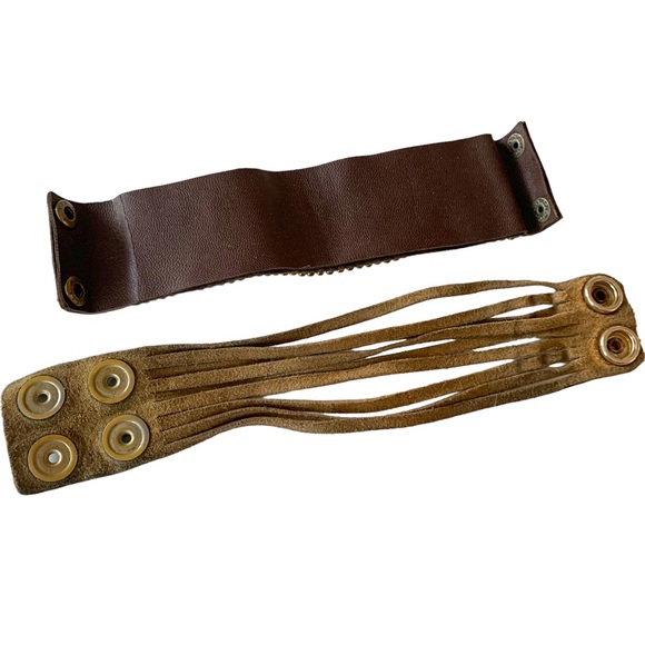 Metallic Leather Bracelets - Picture 5 of 6